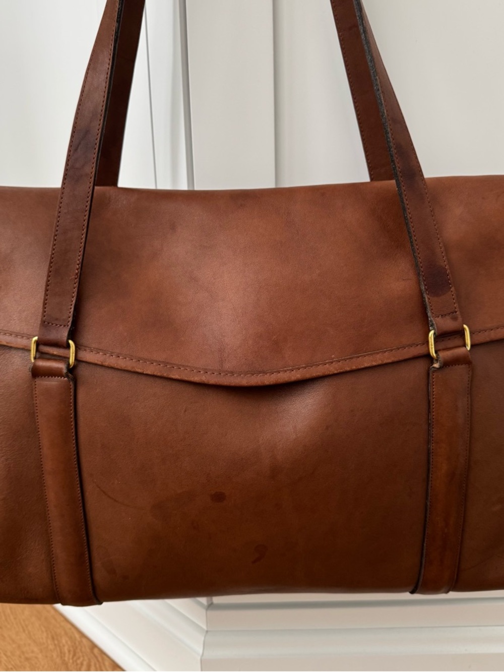 Vintage Coach Envelope Portfolio 5190 NYC Leather Shoulder Bag, Tote or Laptop - Picture 2 of 14